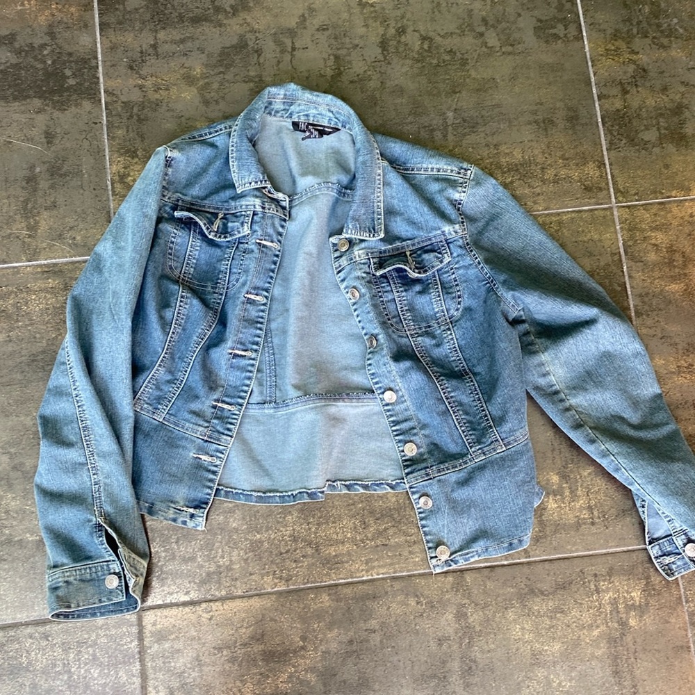 INC, international concepts, Jean jacket, size large